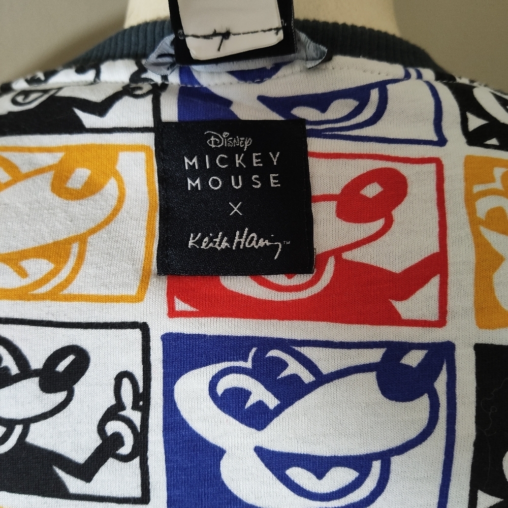 Zara Disney Keith Haring Reversible Mickey Mouse Sweatshirt M NEW No Tags - Picture 11 of 15